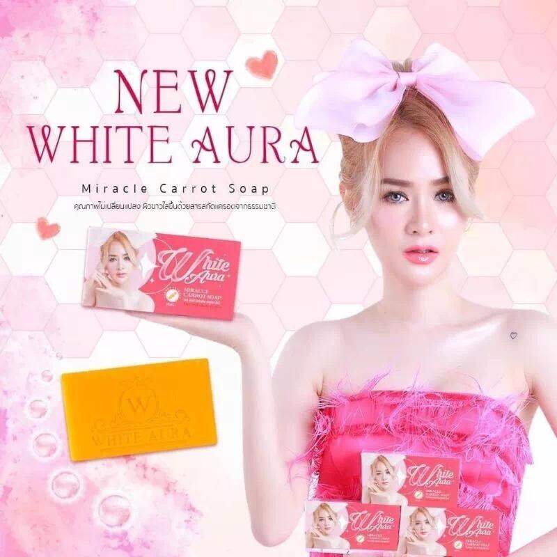 Picture of White Aura Miracle Carrot Soap-160gm (Thailand)
