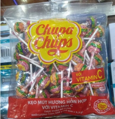 Picture of Chupa Chups Lollipops Mixed Flavors The Best Item 60pcs x 558g(Vietnam)