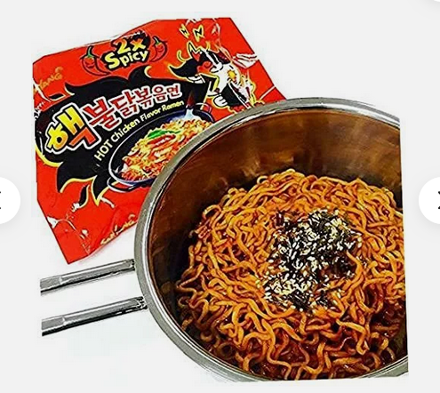 Picture of 2X Spicy Hot Chicken Flavor Korean Noodles (140g) 1pcs