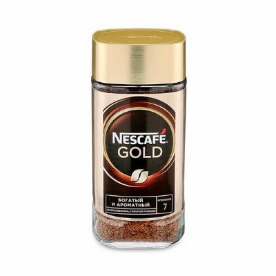 Picture of Gold Rich and Smooth Instant Coffee Powder, 190g Jar(Russia)