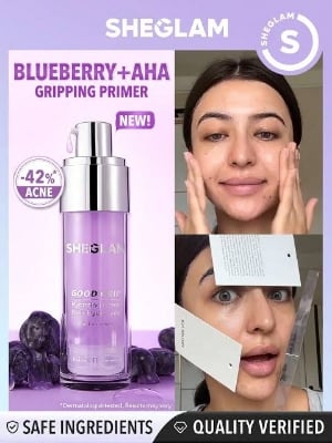 Picture of SHEGLAM Good Grip Hydrating Primer-Blueberry+AHA 45ml
