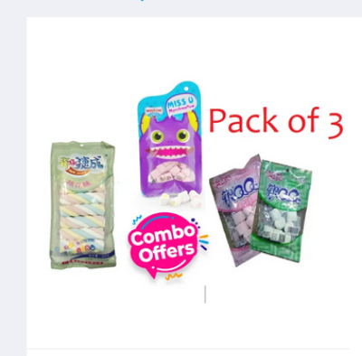 Picture of Wischi Candies Miss U Marshmallow (Pack Of 3)