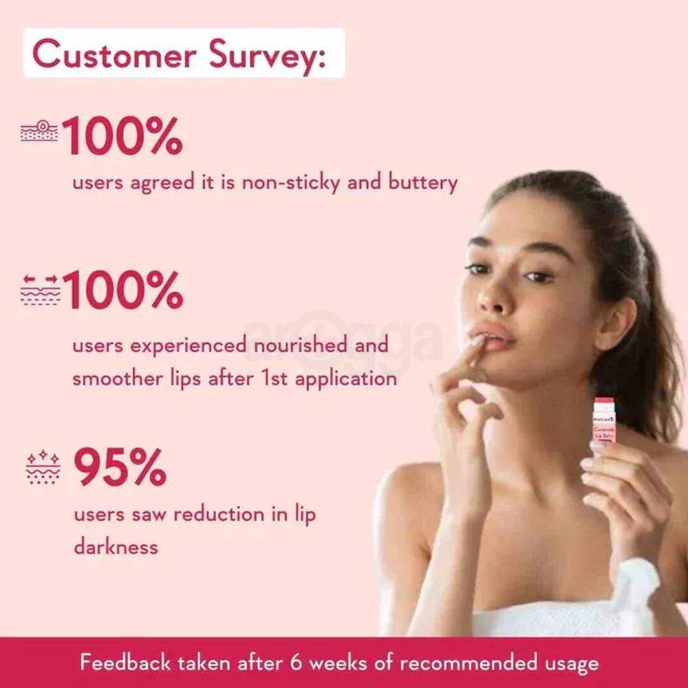 Picture of WishCare Ceramide Lip Balm Tinted with SPF 50 PA+++ 5gm