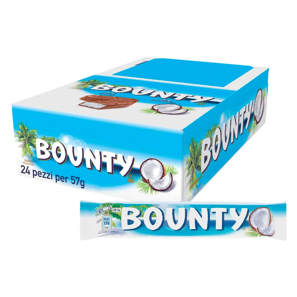 Picture of Bounty Chocolate 24 Pcs 1368gm