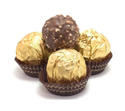 Picture of Ferrero Rocher 3 Pcs Chocolate Hazelnut Confectionery Candy Bar Sweet Treats