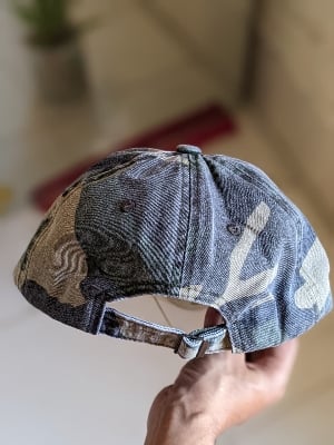 Picture of Washed Military Green Black Camouflage Baseball Cap