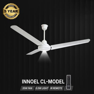 Picture of INNOEL CL-MODEL BLDC Ceiling Fan | 56" Energy Efficient Fan with LED Light - White