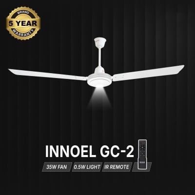 Picture of INNOEL GC-2 BLDC Ceiling Fan | 56" Energy Efficient Fan with LED Light - White