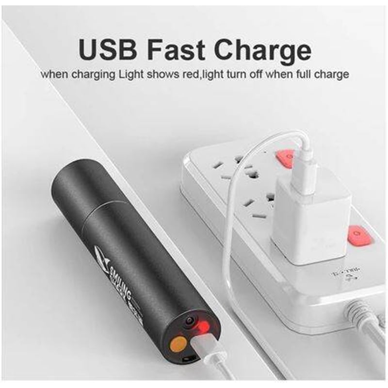 Picture of Smiling Shark 365NM Violet Light RED LASER Light Model SD0112 | 3 Months Warranty - Black