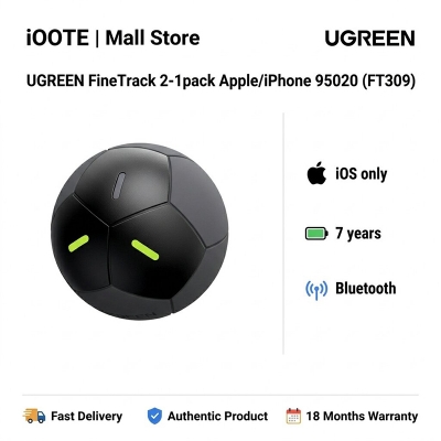 Picture of UGREEN FineTrack 2-1pack Apple/iPhone 95020 (FT309) | 18 Months Warranty - Black