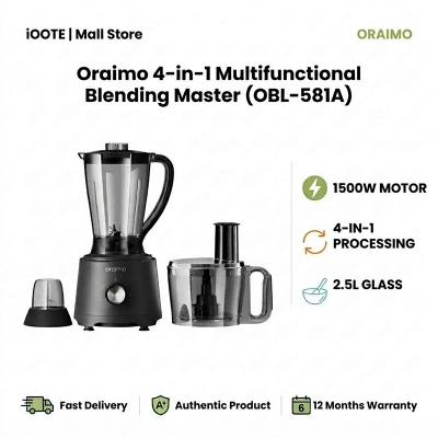 Picture of Oraimo 4-in-1 Multifunctional Blending Master (OBL-581A) | 12 Months Warranty