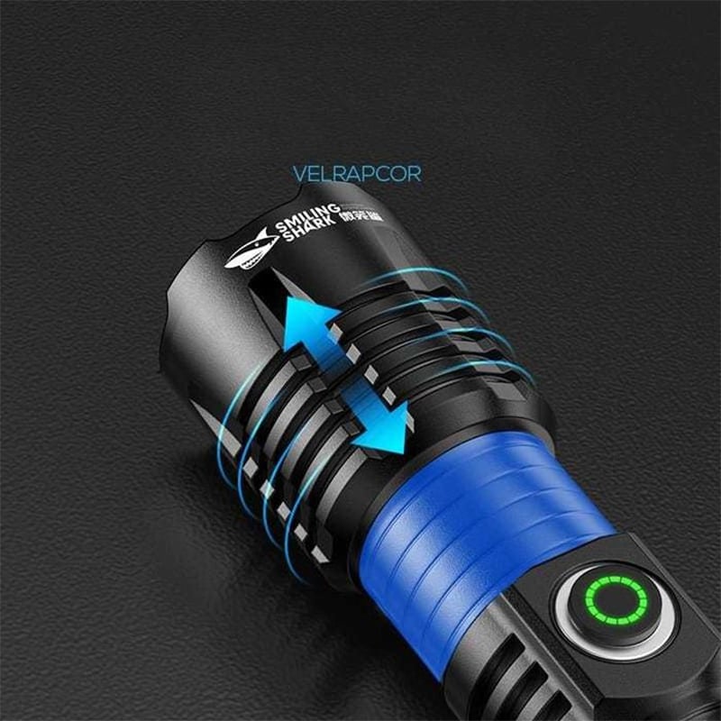 Picture of Smiling Shark Super Bright LED M60 Light 4Mode Model SD7163 | 3 Months Warranty - Black