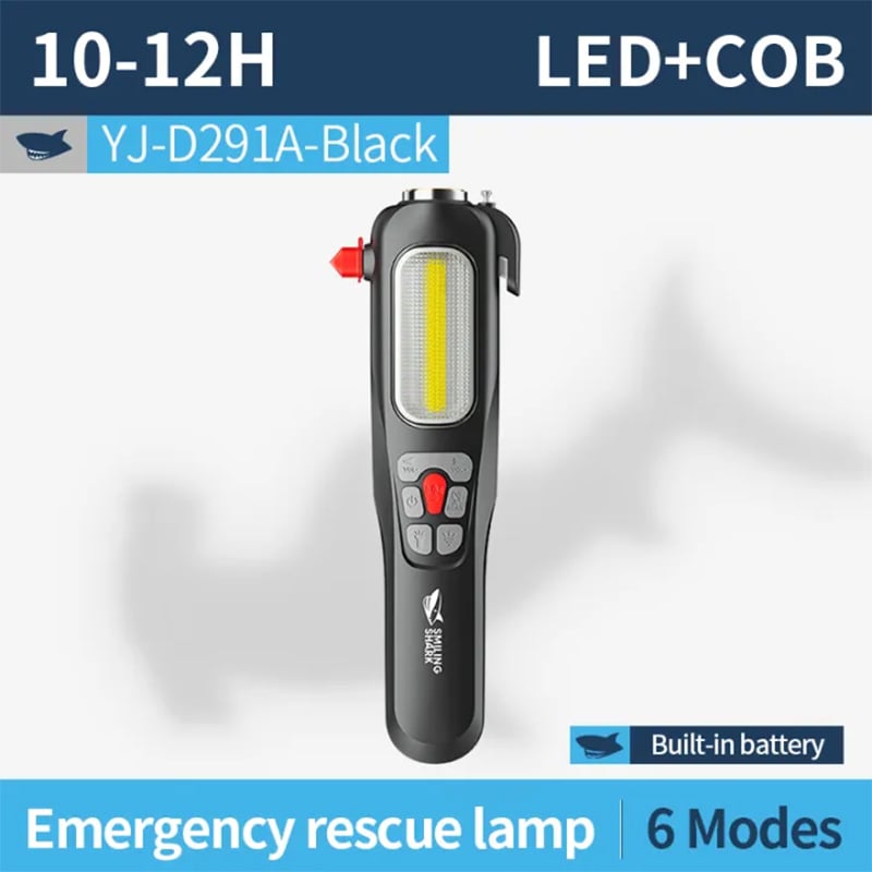 Picture of Smiling Shark LED Emergency Light Model YJD291A | 3 Months Warranty