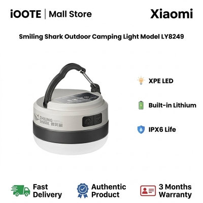 Picture of Smiling Shark Outdoor Camping Light Model LY8249 | 3 Months Warranty - White
