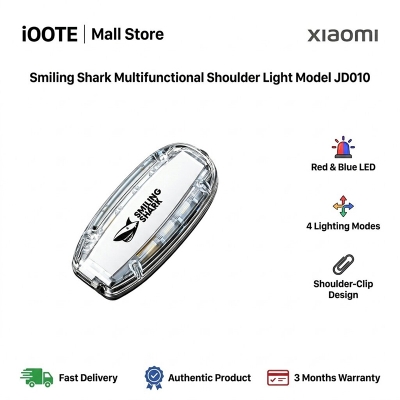 Picture of Smiling Shark Multifunctional Shoulder Light Model JD010 | 3 Months Warranty - Silver