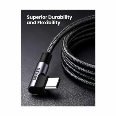 Picture of UGREEN USBC to USBC PD Fast Charging 90 Degree Cable 5A US334 1m/2m | 18 Months Warranty
