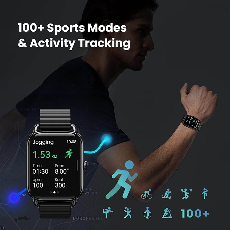 Picture of Xiaomi Haylou RS4 Plus AMOLED 60Hz Display Smart Watch | 3 Months Warranty - Black