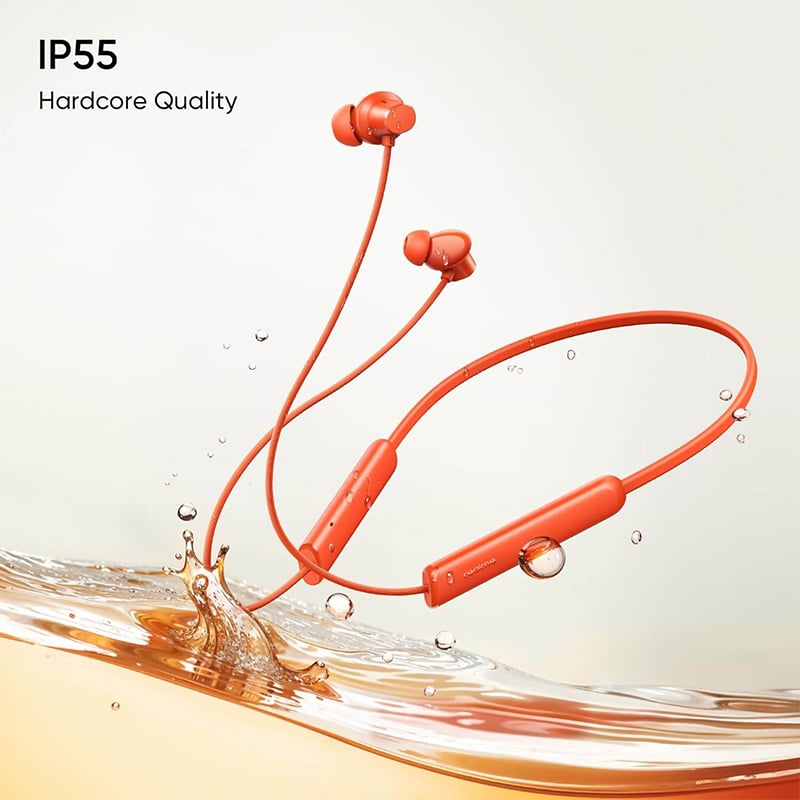 Picture of Realme Buds Wireless 5 Lite Bluetooth Neckband | 12.4mm Bass Driver, 35H Playback, 45ms Low Latency, IP55 | 6 Months Warranty
