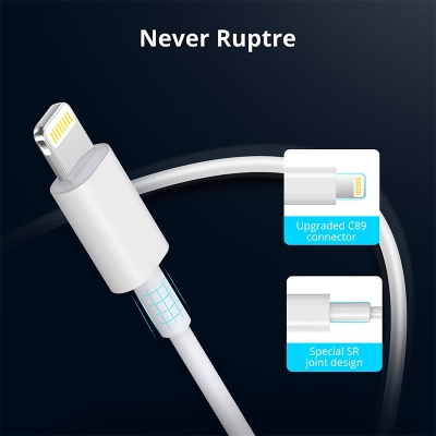 Picture of Apple USB-C to Lightning Cable 1M | MFi Certified Fast Charging Cable for iPhone & iPad | 12 Months Warranty - White
