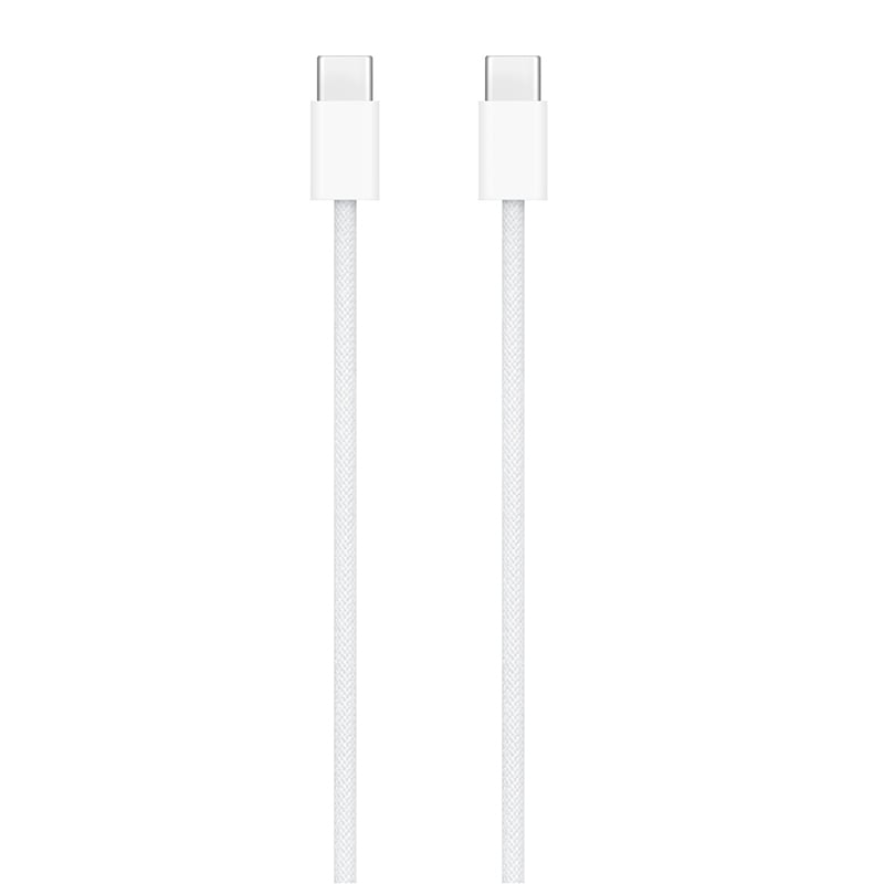 Picture of Apple 60W USB-C to USB-C Woven Charge Cable 1M | Fast Charging Cable for iPhone, iPad & MacBook | 12 Months Warranty - White