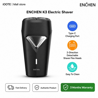 Picture of ENCHEN K3 Electric Shaver Type-C Charging Port 2-Direction Flex Heads Detachable Shaver Head Easy To Clean | 3 Months warranty