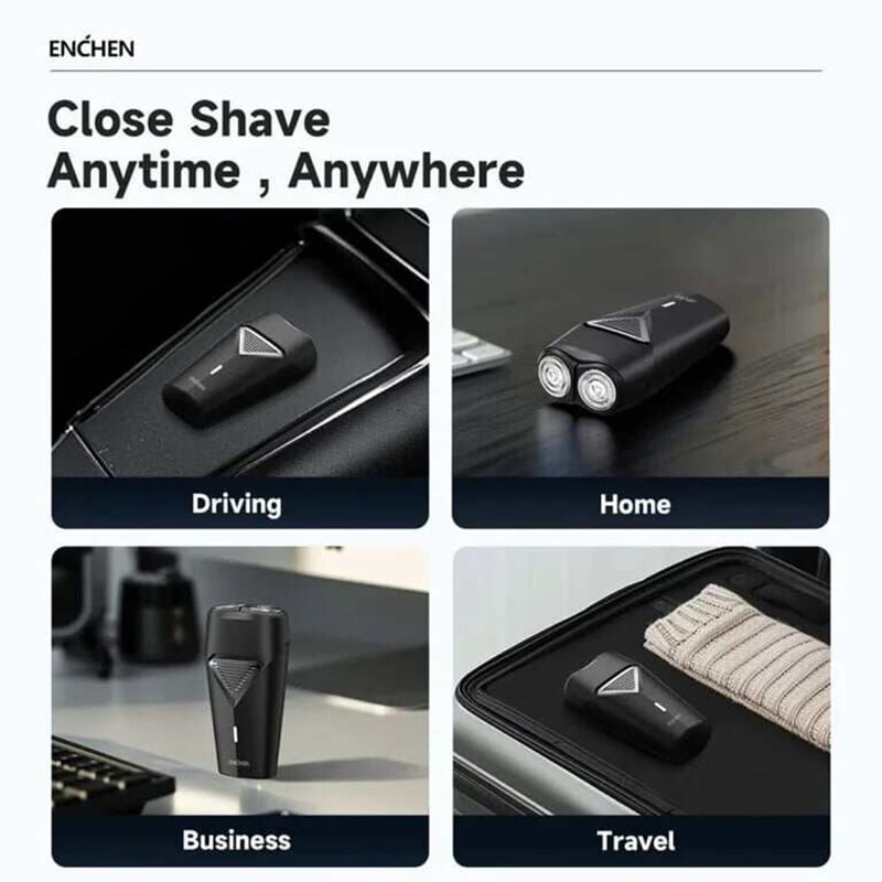 Picture of ENCHEN K3 Electric Shaver Type-C Charging Port 2-Direction Flex Heads Detachable Shaver Head Easy To Clean | 3 Months warranty