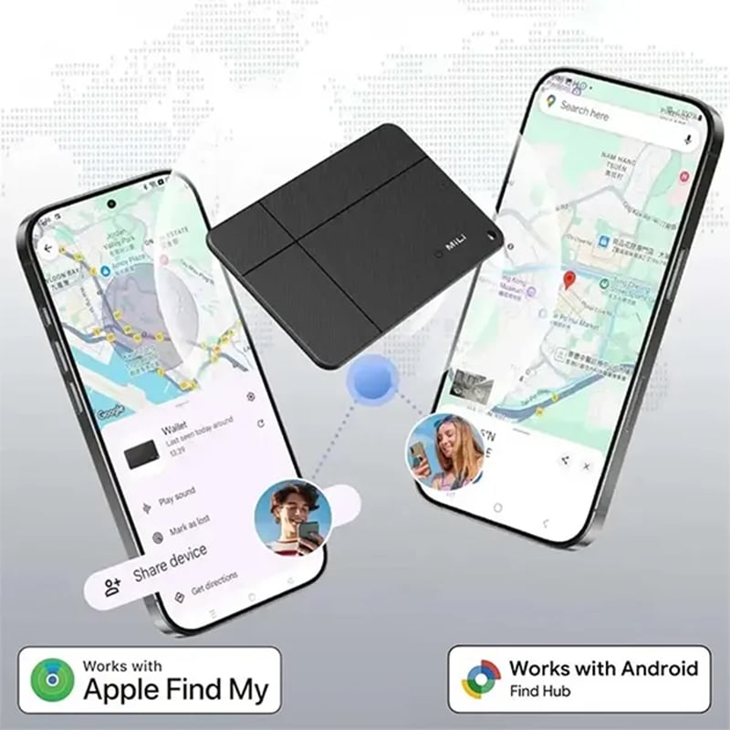 Picture of MiLi MiCard Duo Smart Finder for both Android & iOS - Black