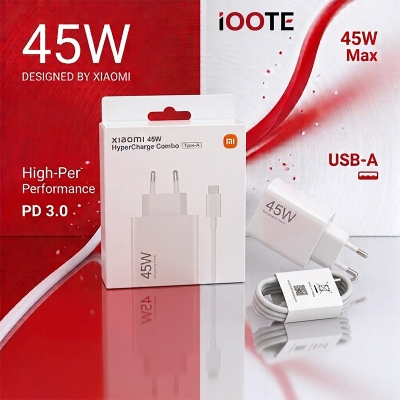Picture of Xiaomi 45w hypercharge combo type A - White