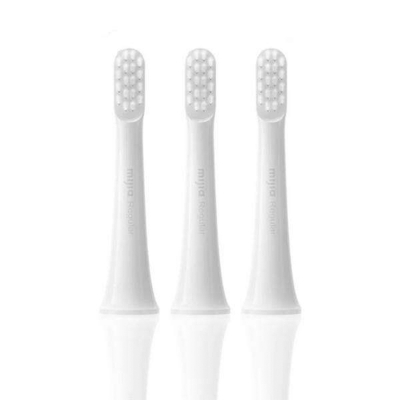Picture of Xiaomi Mijia T100 Electric Toothbrush Replacement Head (3 Pcs)-White - White
