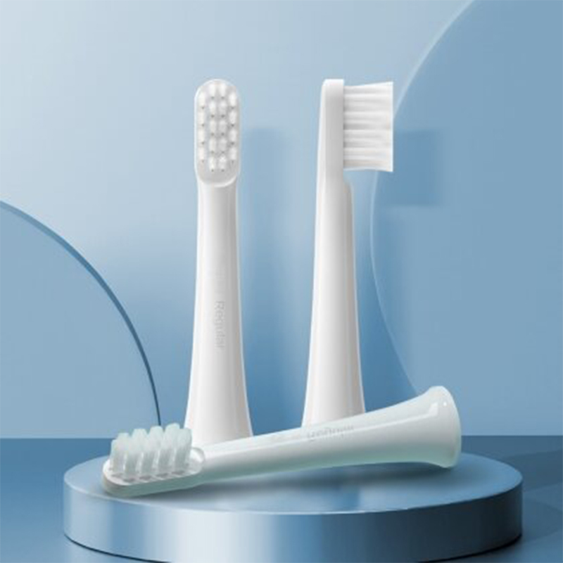 Picture of Xiaomi Mijia T100 Electric Toothbrush Replacement Head (3 Pcs)-White - White
