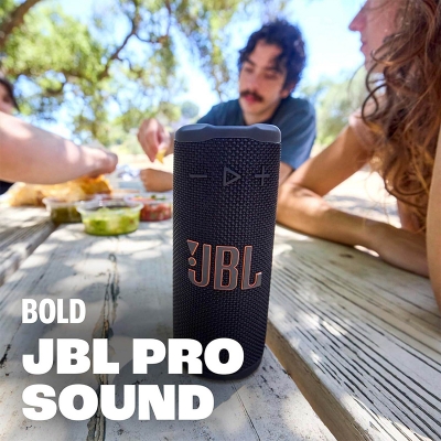 Picture of [Original] JBL Grip Bluetooth speaker launched with 16W driver, IP68 rating, 14h battery & dynamic lighting | 6 Months Warranty - black