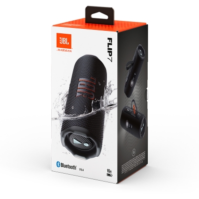 Picture of [Original] JBL Flip 7 Portable Waterproof and Drop-Proof Speaker, Bold JBL Pro Sound with AI Boost, 16Hrs of Playtime, and PushLock System with Interchangeable Accessories | 6 Months warranty