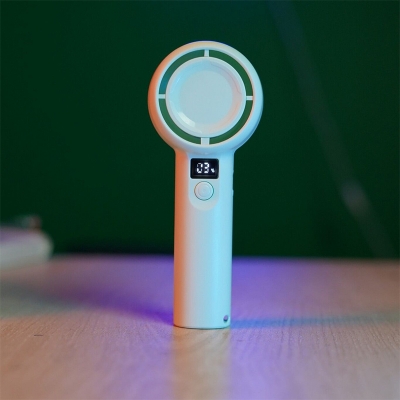 Picture of Plextone F2 5 Gear Handheld Fan With Display 1200mah - White