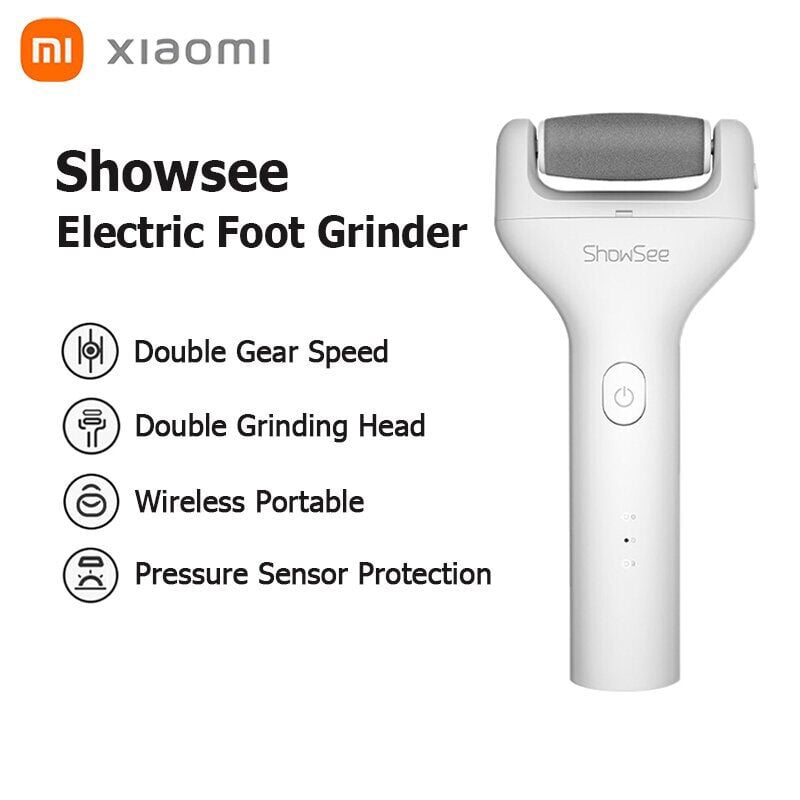 Picture of Xiaomi Showsee Electric Foot File Pedicure Dead Skin Remover B1-W Skin Care Callus Remover 600mAh Electric Feet File Grinder - White