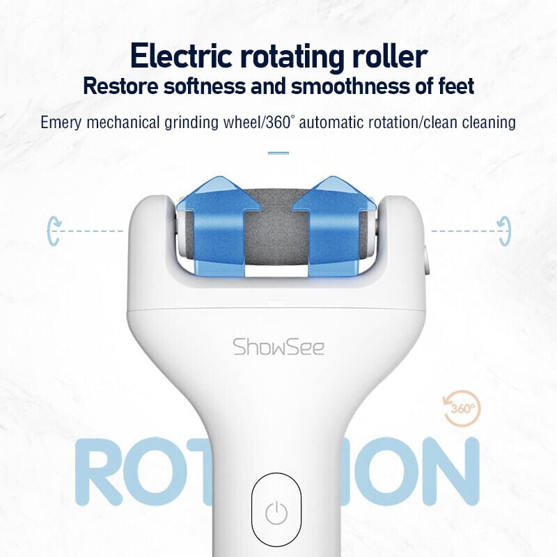Picture of Xiaomi Showsee Electric Foot File Pedicure Dead Skin Remover B1-W Skin Care Callus Remover 600mAh Electric Feet File Grinder - White