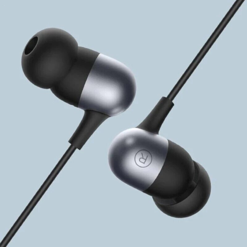 Picture of Xiaomi Capsule Earphone  3.5mm In-Ear Stereo Headset With Microphone Wire Control Headphone - Black