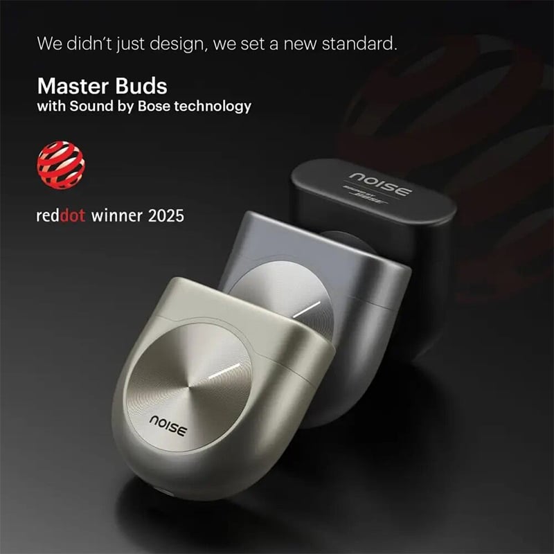 Picture of Noise Master Buds, Sound by Bose in-Ear Bluetooth Earbuds, Up to 49dB Adaptive ANC, LHDC 5.0, Immersive Spatial Audio, 44H Playtime with 6 mic ENC, Dual Pairing, IPX5 Ear Buds TWS