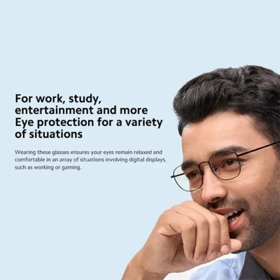 Picture of Xiaomi Anti-Blue Light Eye Protection Computer Glasses Unisex (HMJ06LM) - One Size