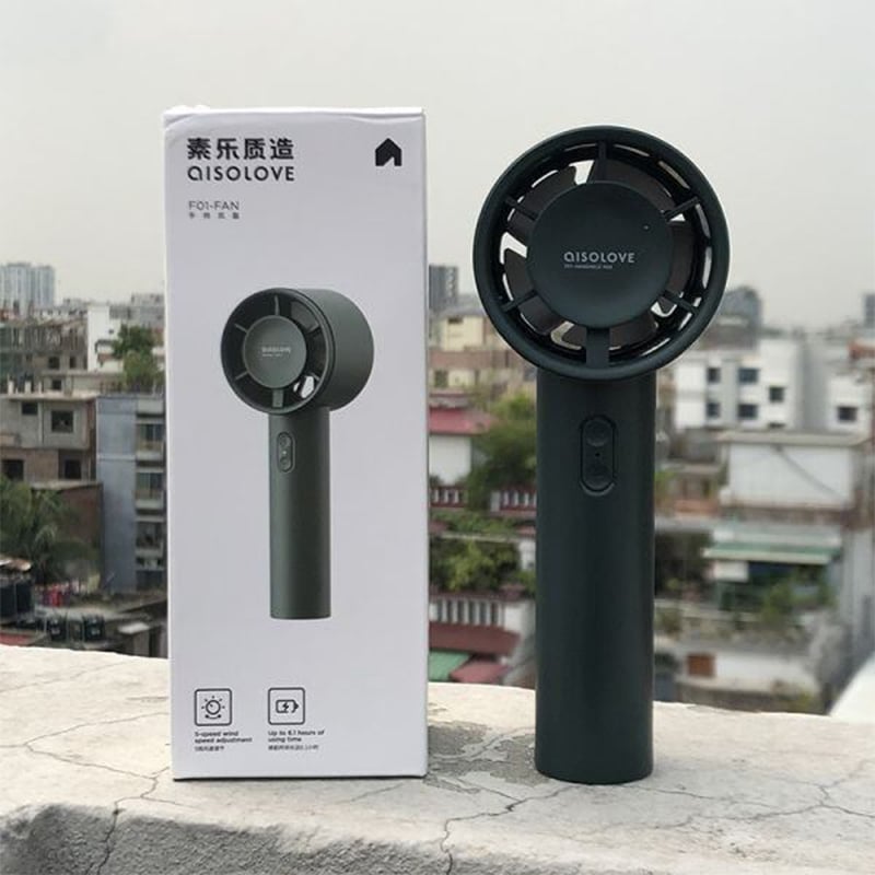 Picture of Xiaomi Solove aisolove F01 Handheld Fan Turbine Mini Hand Fan 2000 mAh Battery 1 to 3 hours backup, 3 Months warranty - Multicolor