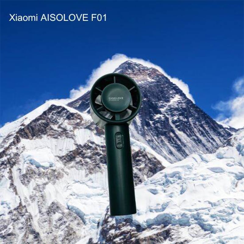 Picture of Xiaomi Solove aisolove F01 Handheld Fan Turbine Mini Hand Fan 2000 mAh Battery 1 to 3 hours backup, 3 Months warranty - Multicolor