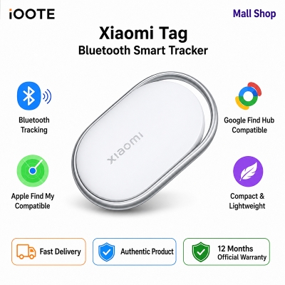 Picture of Xiaomi Tag Bluetooth Smart Tracker | Apple Find My & Google Find Hub Compatible| 12 months official Warranty - White