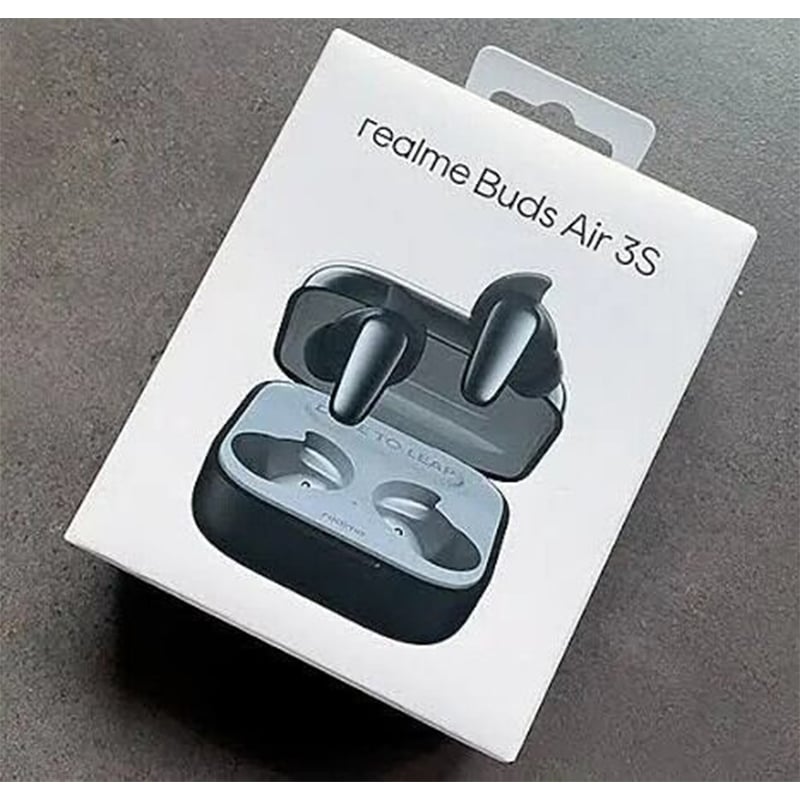 Picture of realme Buds Air 3S True Wireless Earbuds 4-Mic design AI ENC Call Noise Reduction - Black
