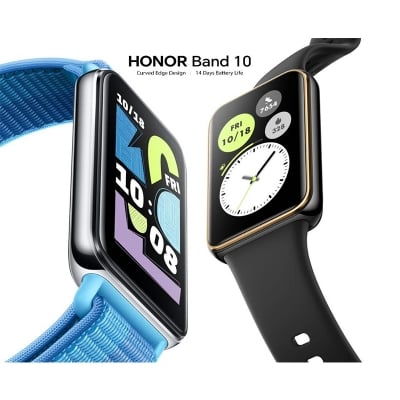 Picture of HONOR Band 10 60Hz  1.57″ AMOLED Smartband Dual Curve Design health tracking & 14-day battery life - Black