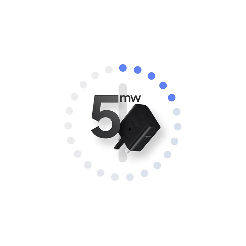 Picture of Samsung 45W NFC-enabled 3 PIN PD Adapter USB-C EP-T4511 - Black