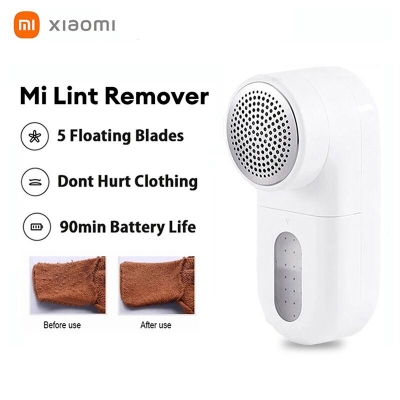 Picture of Xiaomi Mijia Lint Remover USB Charging 90min Endurance 0.35mm Knife Small Brush Cloth Protection  Lint Remover - White