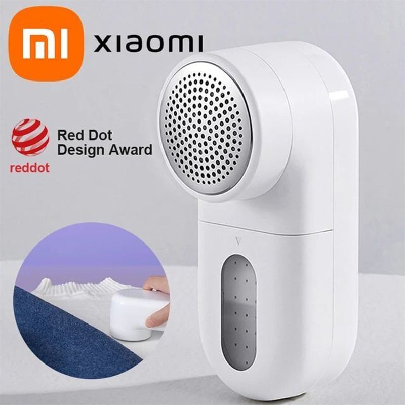 Picture of Xiaomi Mijia Lint Remover USB Charging 90min Endurance 0.35mm Knife Small Brush Cloth Protection  Lint Remover - White