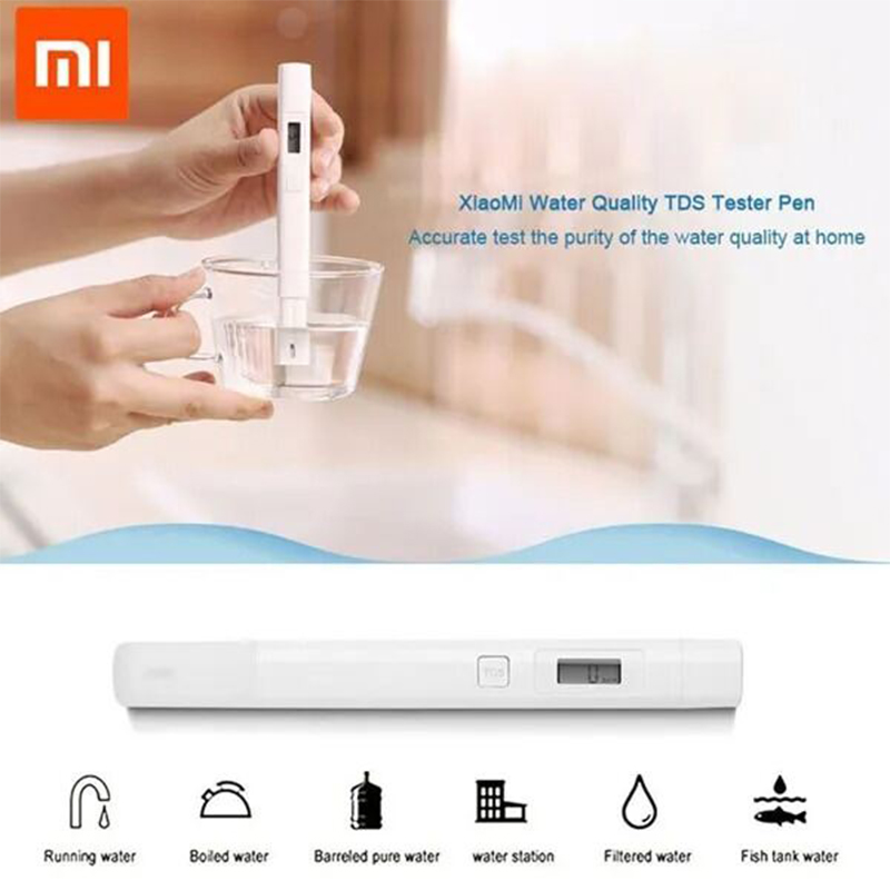 Picture of Xiaomi DUKA TDS Meter Tester Portable Detection Water Purity Quality Test - White