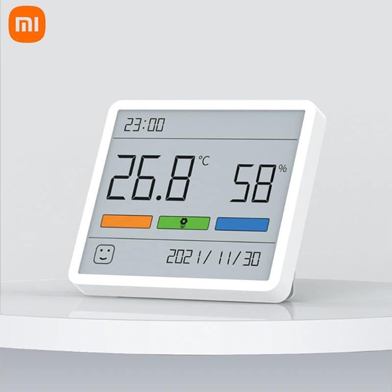 Picture of Xiaomi Duka Atuman TH1 Temperature Humidity Clock LCD Display Home Thermometer Hygrometer - White