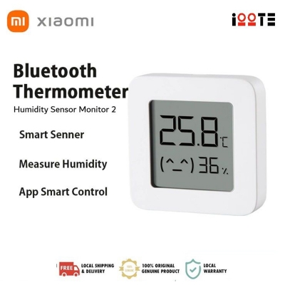 Picture of Xiaomi Mijia Bluetooth Temperature Humidity Sensor Monitor 2 | Smart Digital Thermometer Hygrometer Work with Mijia APP - White