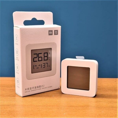Picture of Xiaomi Mijia Bluetooth Temperature Humidity Sensor Monitor 2 | Smart Digital Thermometer Hygrometer Work with Mijia APP - White